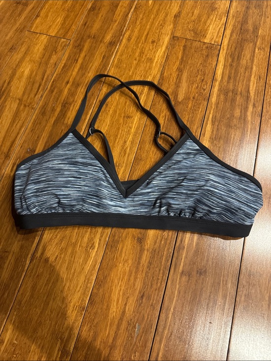 Athleta Other - Athleta Black and Heather Gray Strappy Sports Bralette